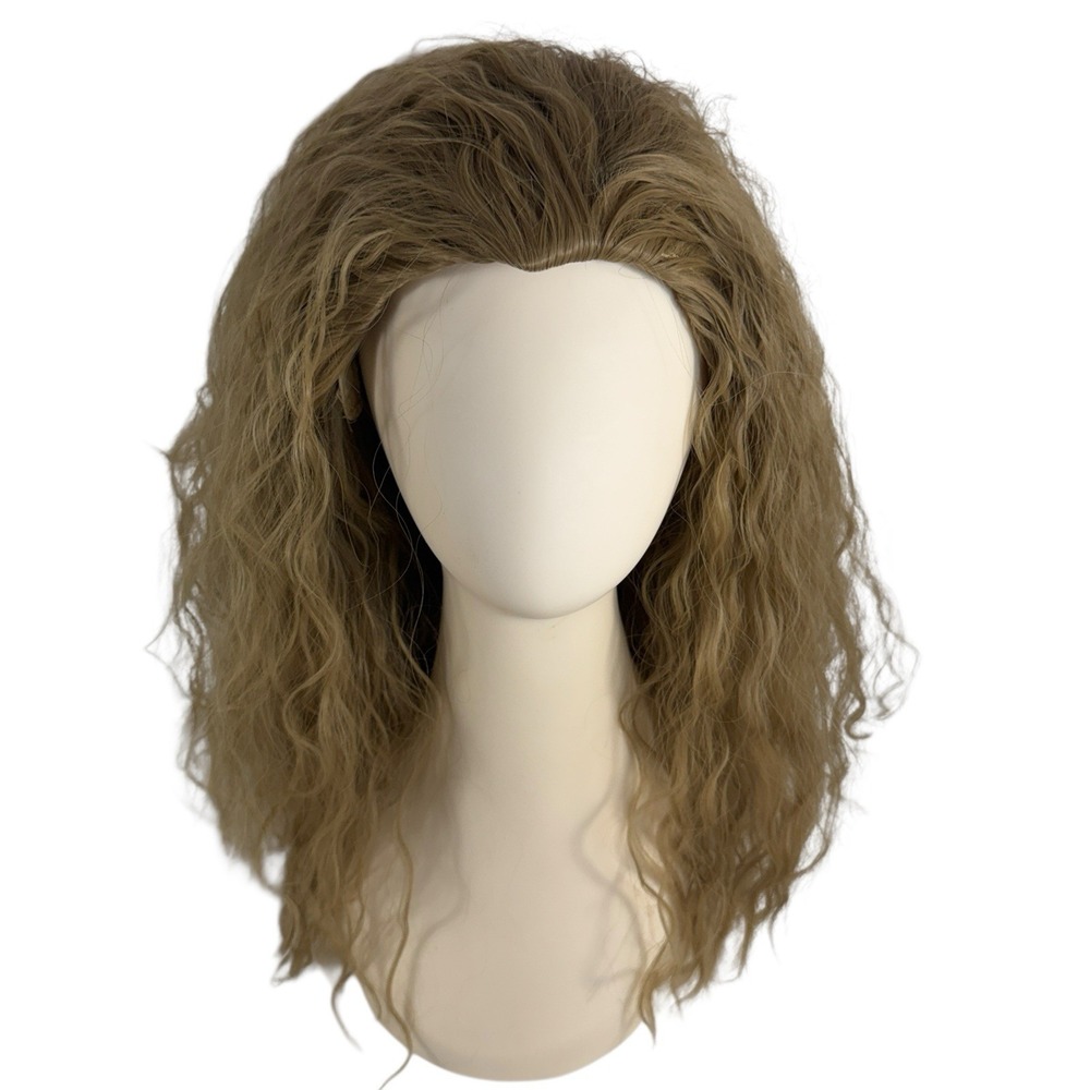Miss U Hair Long Fluffy Wavy Wig Blonde Synthetic Cosplay Costume Long Open Weft